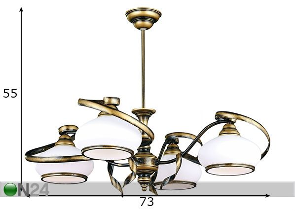 Laelamp Retro mõõdud
