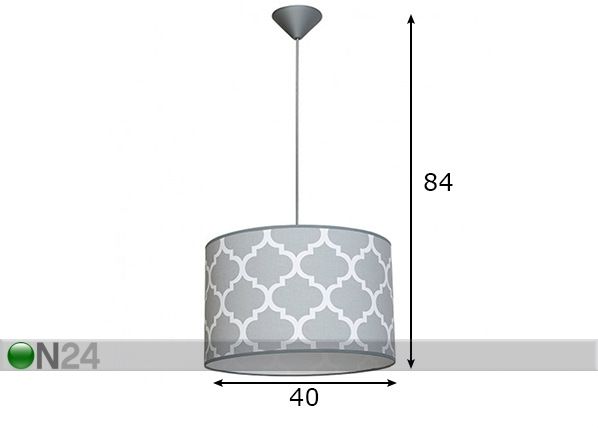 Laelamp Rocco mõõdud