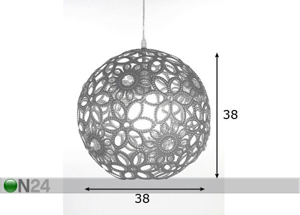 Laelamp Romantic mõõdud