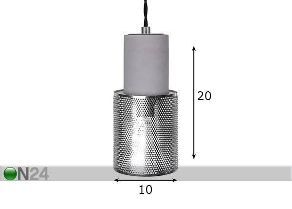 Laelamp Rumble mõõdud