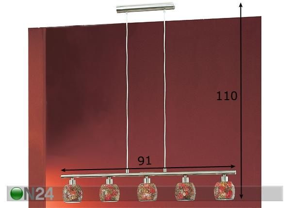 Laelamp Sabana mõõdud