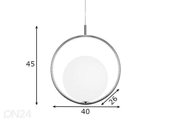 Laelamp Saint mõõdud