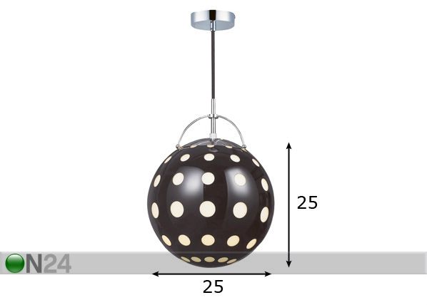 Laelamp San Fransisco mõõdud