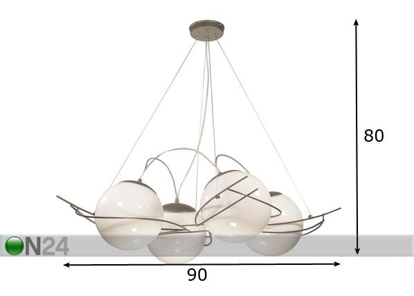 Laelamp Saturn mõõdud