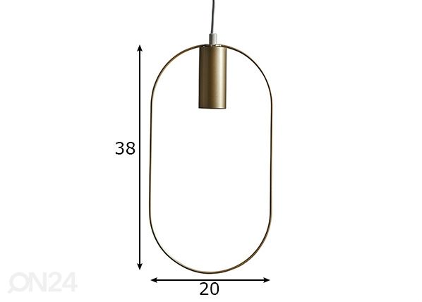 Laelamp Shape mõõdud