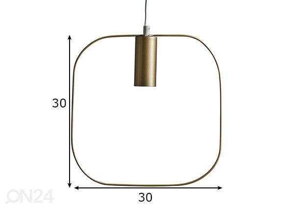 Laelamp Shape mõõdud