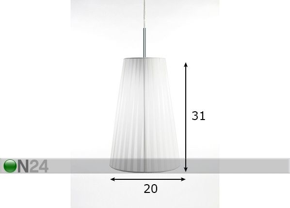 Laelamp Solo mõõdud