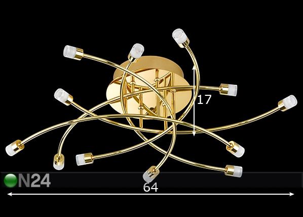 Laelamp Star LED mõõdud