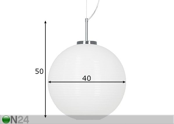 Laelamp Summer mõõdud