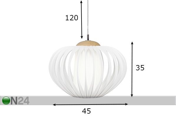 Laelamp Swea XL mõõdud