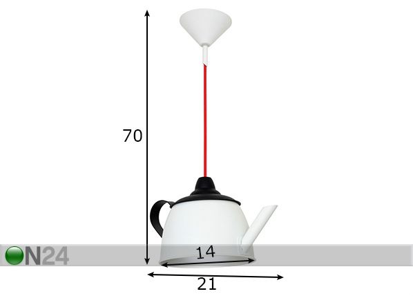 Laelamp Tekane mõõdud