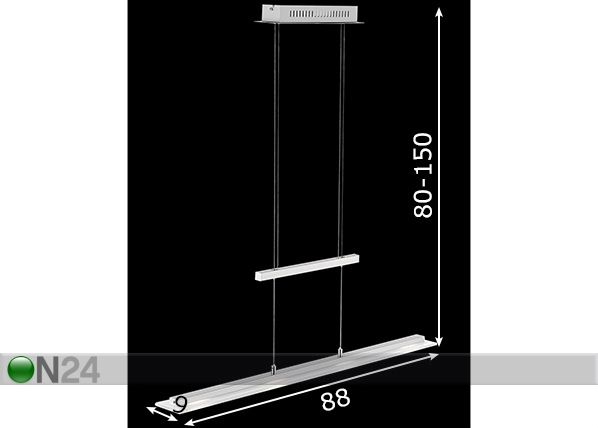 Laelamp Tenso TW LED mõõdud