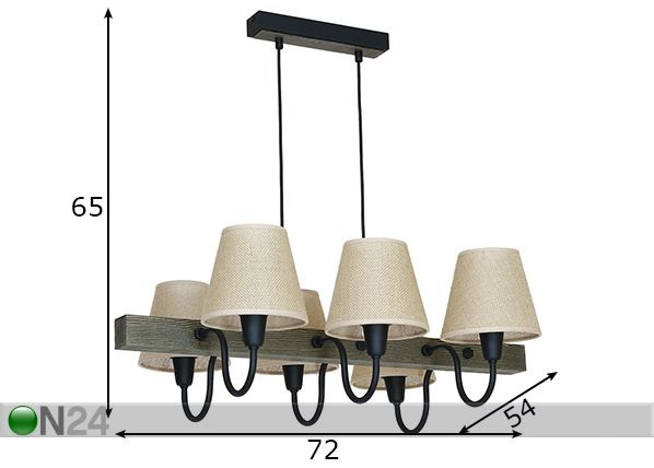 Laelamp Thor mõõdud