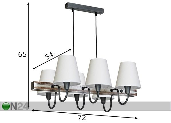 Laelamp Thor II mõõdud