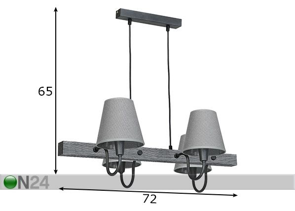 Laelamp Thor III mõõdud