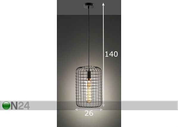 Laelamp Titus mõõdud