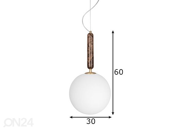 Laelamp Torrano mõõdud