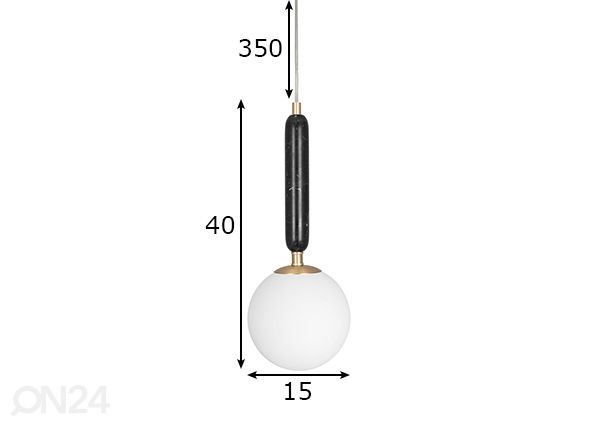 Laelamp Torrano mõõdud