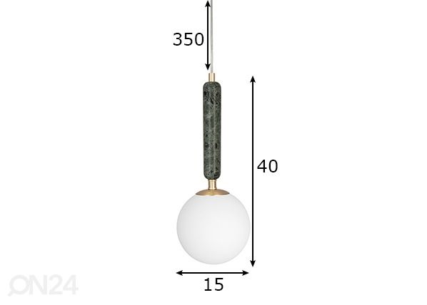 Laelamp Torrano mõõdud