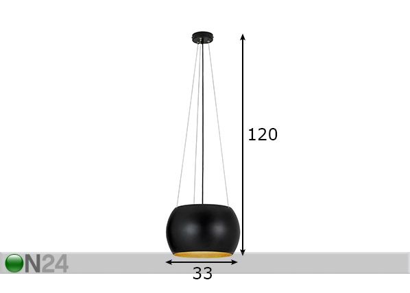 Laelamp Torus mõõdud