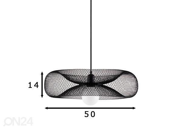 Laelamp Torus 50, must mõõdud