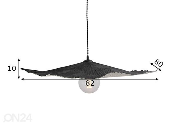 Laelamp Tropez mõõdud
