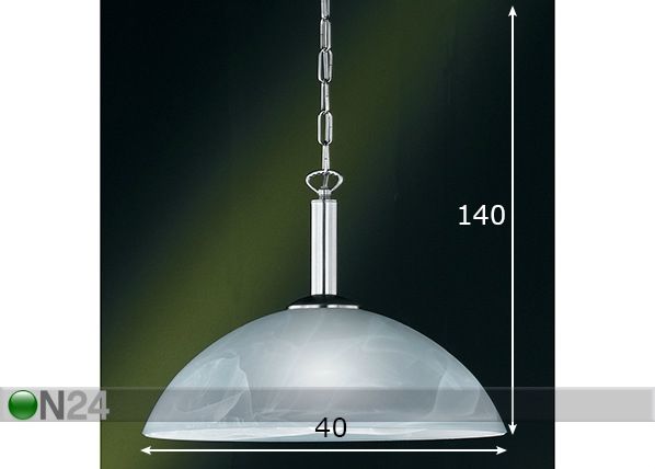 Laelamp Twin mõõdud