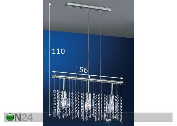 Laelamp Vitoria mõõdud