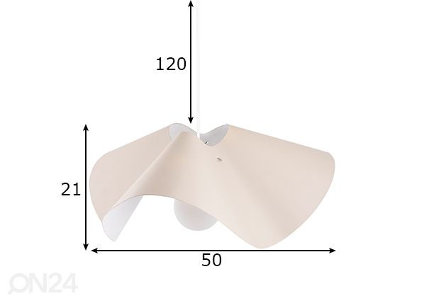 Laelamp Volang mõõdud
