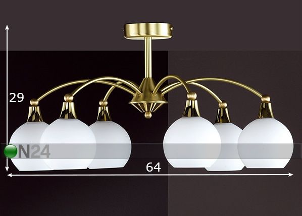 Laelamp Weimar mõõdud
