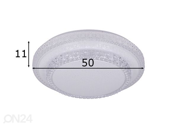 Laeplafoon Gross LED, puldiga mõõdud