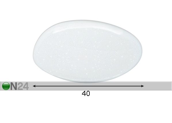 Laeplafoon Stone LED 24 W + pult mõõdud