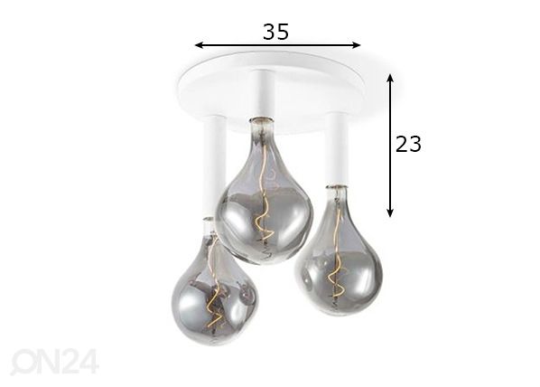 Laevalgusti Drip mõõdud
