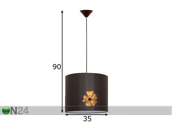 Laevalgusti Flower mõõdud