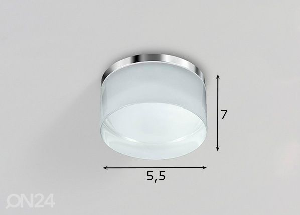 Laevalgusti Linz (3000K) Ø5,5 cm mõõdud