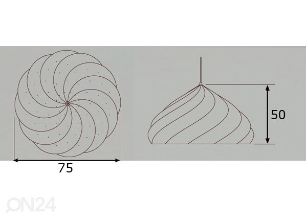 Laevalgusti Nautilus mõõdud