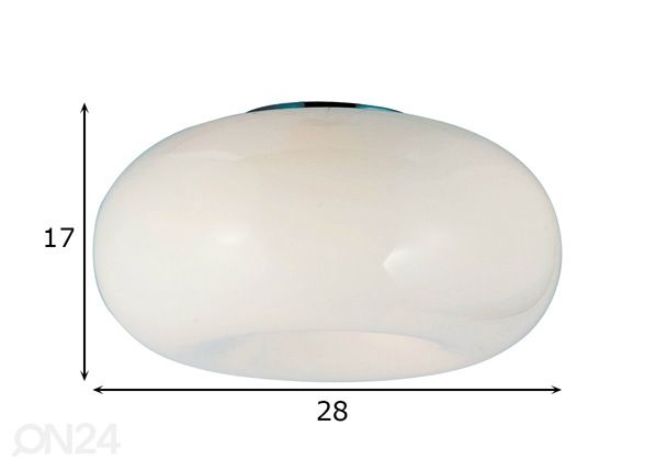 Laevalgusti Optima A Ø28 cm mõõdud