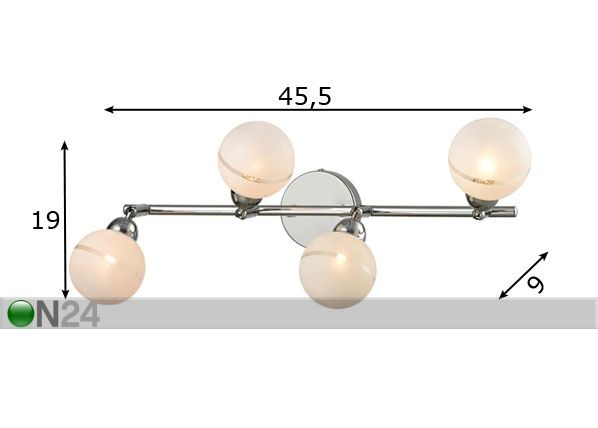 Laevalgusti Pearl mõõdud