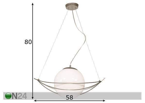 Laevalgusti Saturn mõõdud