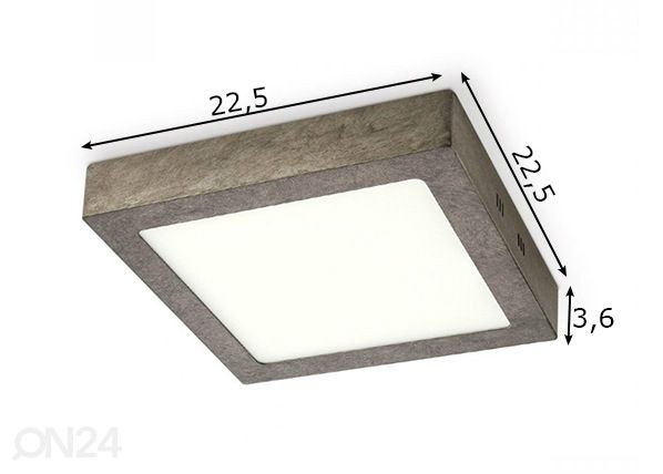 Laevalgusti Ska 22,5x22,5 cm mõõdud