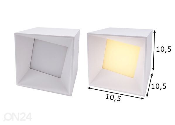 Laevalgusti Sky LED mõõdud