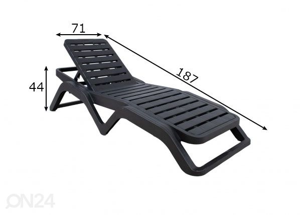 Lamamistool Scirocco mõõdud