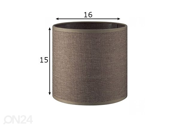 Lambivari Canvas ⌀16xh15 cm mõõdud