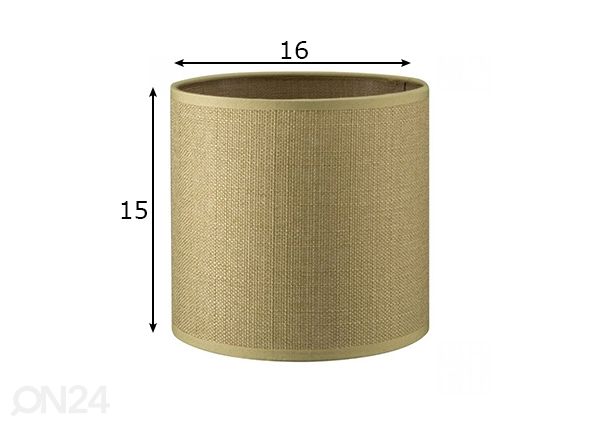 Lambivari Canvas ⌀16xh15 cm mõõdud