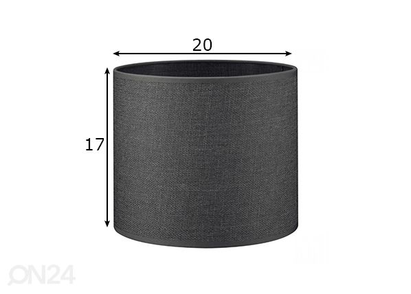 Lambivari Canvas ⌀20xh17 cm mõõdud