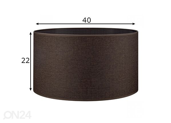 Lambivari Canvas ⌀40xh22 cm mõõdud