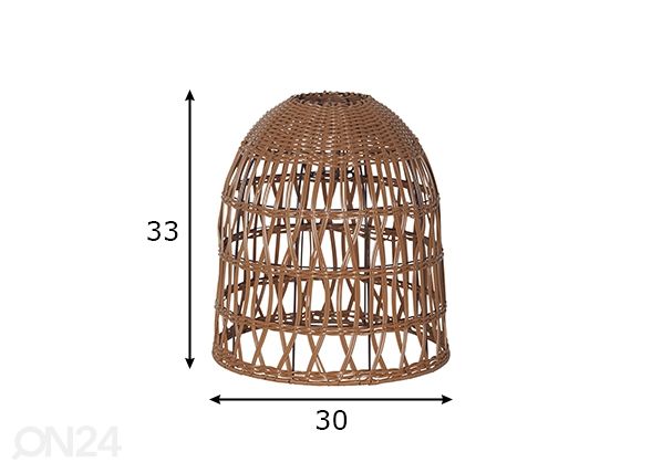 Lambivari Knute 30 cm mõõdud