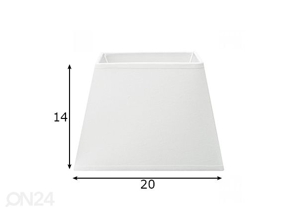 Lambivari Largo 20x20xh14 cm mõõdud