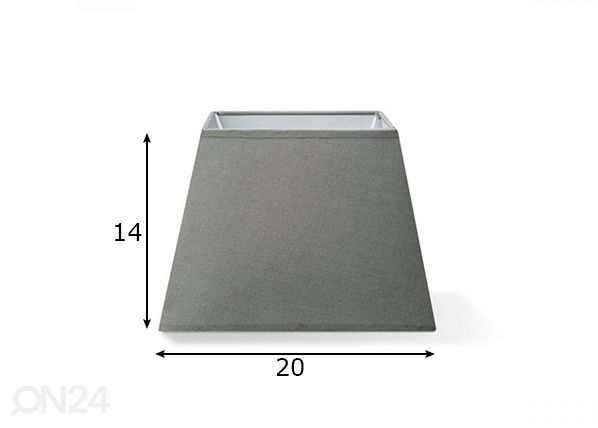 Lambivari Largo 20x20xh14 cm mõõdud