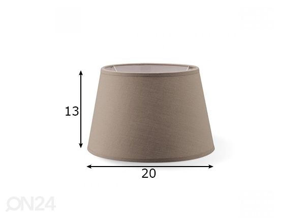 Lambivari Largo ⌀20xh13 cm mõõdud